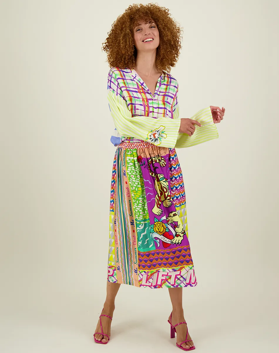 Vanessa Artisan Printed Skirt