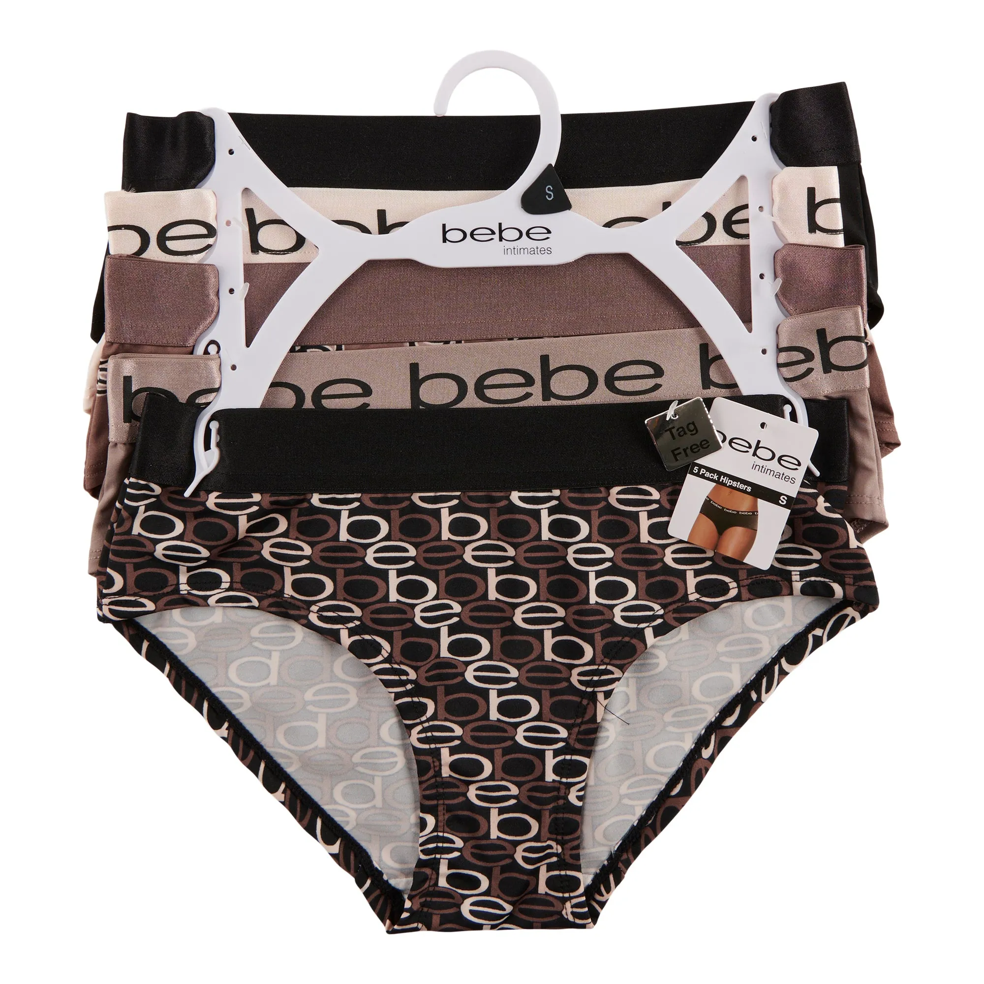 Women's Branded Hipster Underwear, 5-Pack